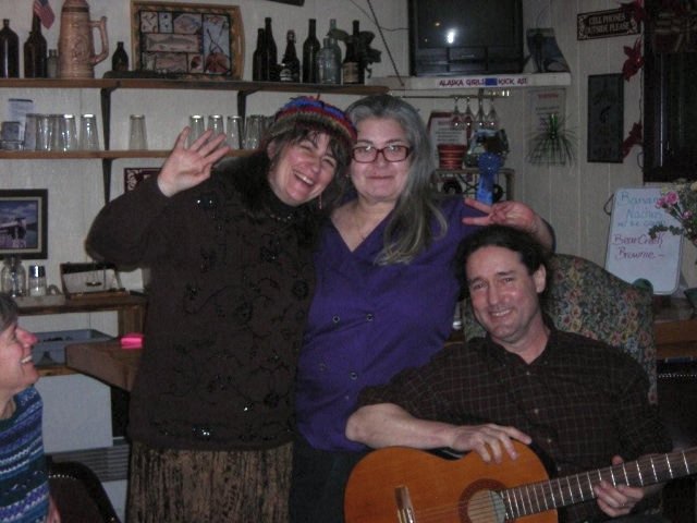 This is Esther Golton and us after a wonderful intimate concert at Bearcreek Jan. 23rd.
